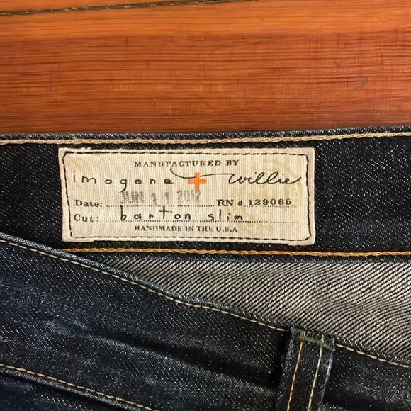 Imogene + willie Barton slim cone mills jeans - Picture 6 of 9